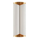 GobekUsa Postmodern Roll Shape Metal Wall Lamp Sconce - 2-Bulb Wall Mount Light for Stairs
