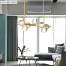 GobekUsa Postmodern Seeded Crystal Suspension Globe Light with 6 Heads - Ideal for Dining Rooms