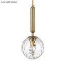 GobekUsa Postmodern Spherical Wall Mounted Lamp in Black/Gold with Clear Water/White Glass - Perfect Bedside Light