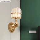 GobekUsa Postmodern Tri-Sided Crystal Rod Wall Light in Gold - Half-Shade, 1 Head, Wall Mounted Lamp