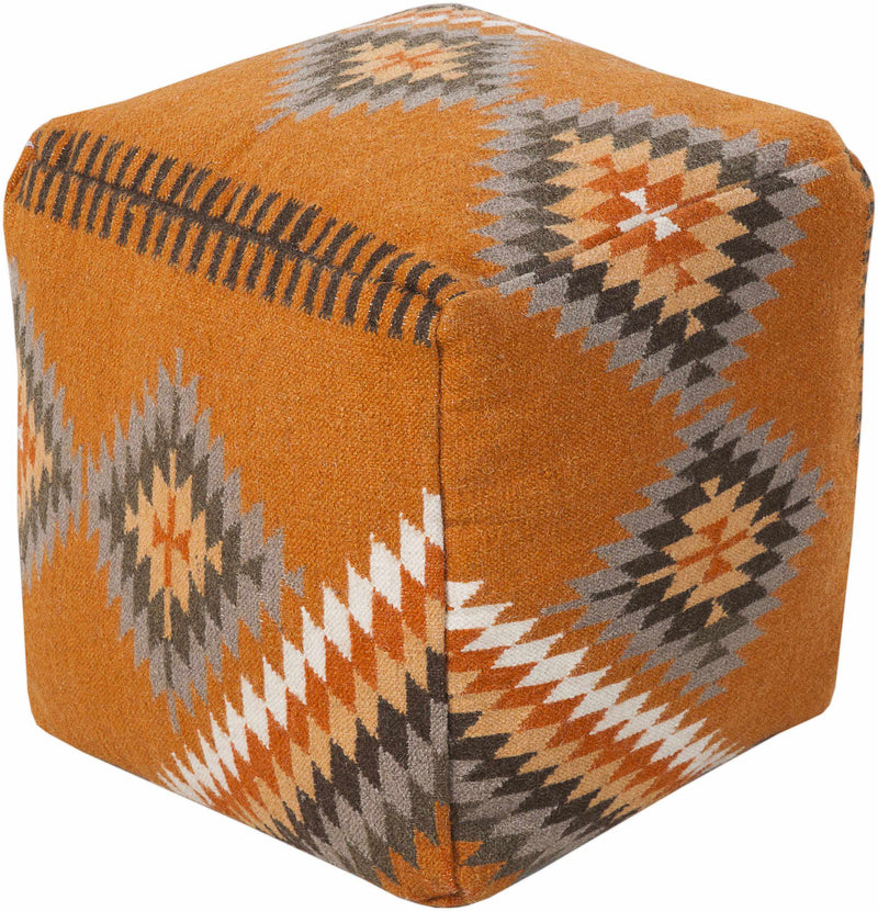 Grobharras Burnt Orange Pouf