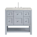 James Martin Breckenridge 36" Single Bathroom Vanity, Serenity Blue