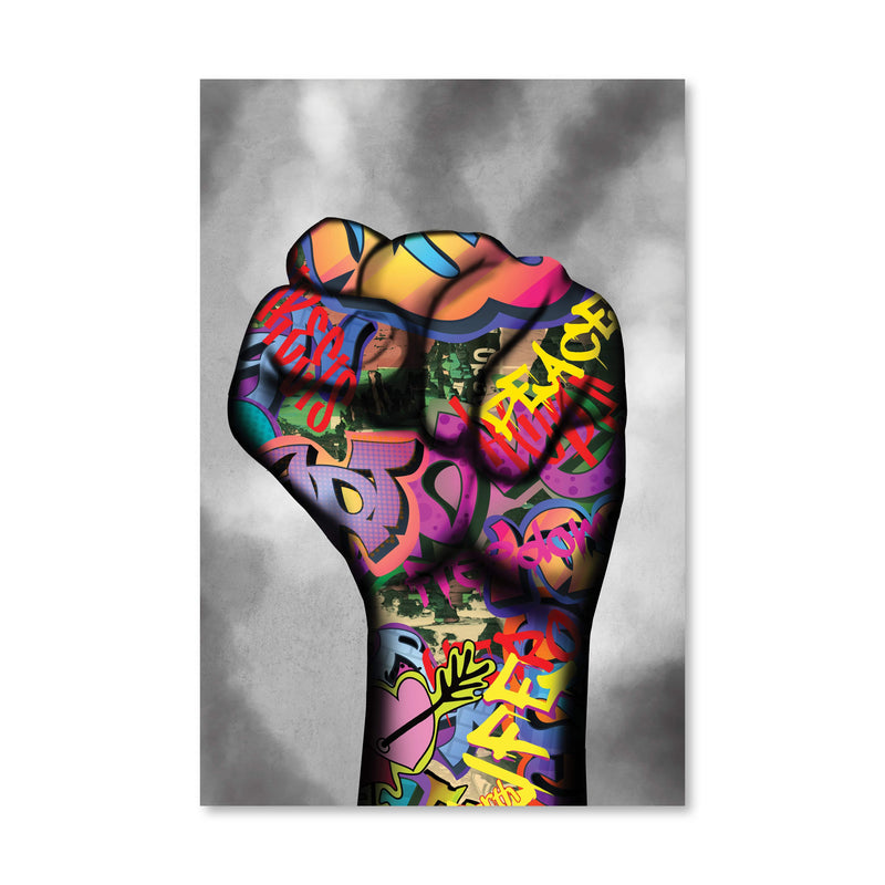 Power Fist Canvas