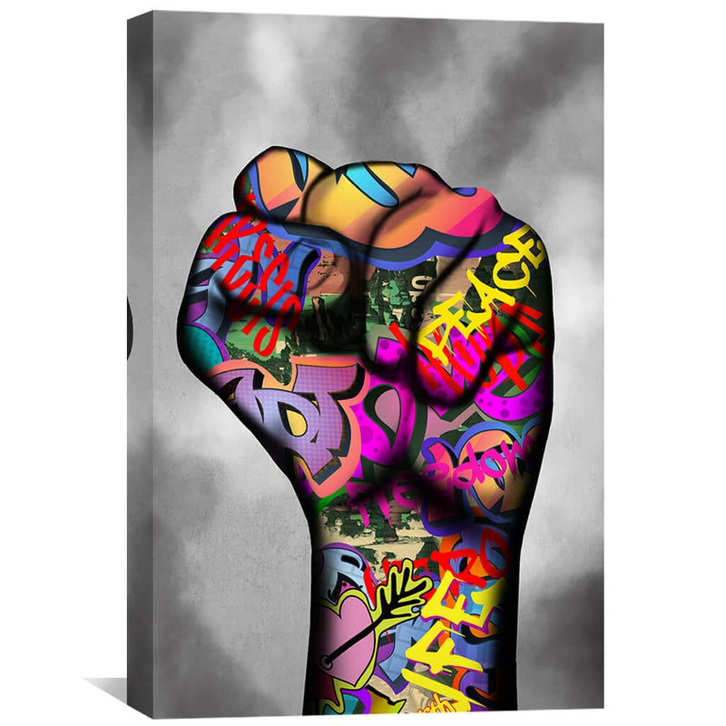 Power Fist Canvas