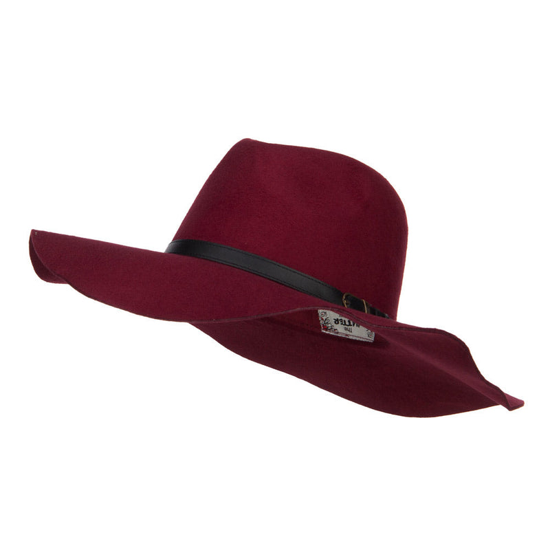 Polyester Panama Hat with Buckle Band
