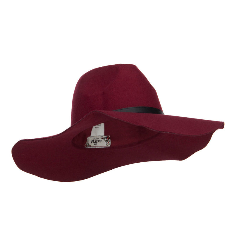 Polyester Panama Hat with Buckle Band