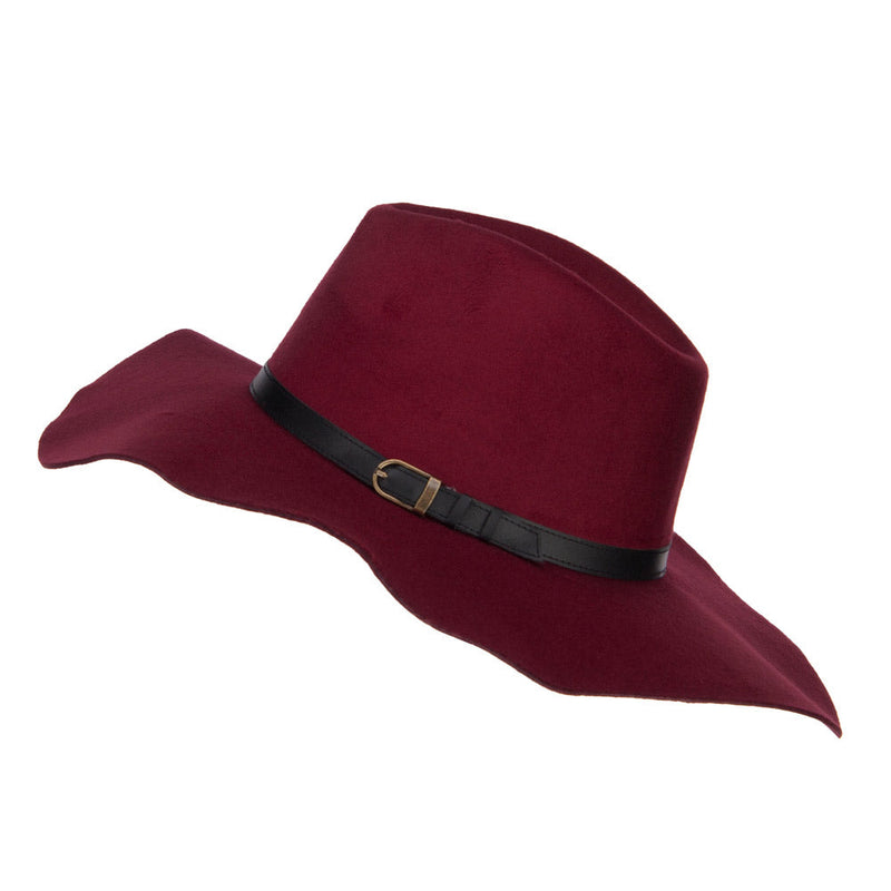 Polyester Panama Hat with Buckle Band