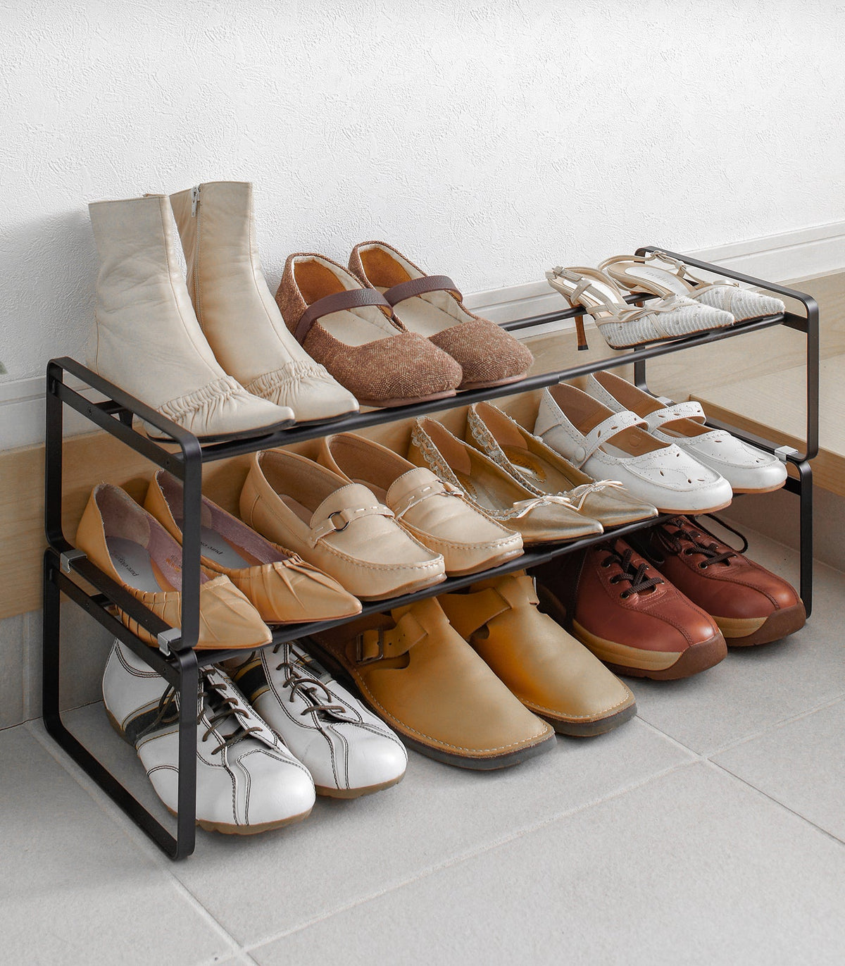 Stackable Shoe Rack (7" H)  - Steel, photo 8 of 10