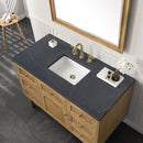 James Martin Laurent 48" Dual Mount Single Bathroom Vanity, Light Natural Oak