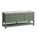 James Martin Breckenridge 72" Double Bathroom Vanity, Smokey Celadon
