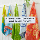 2 Pack Vibrant Beach Towels - Boca Collection by Great Bay Home