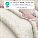 Floral Print & Scallopeded Edge Cotton Quilt Set - Sandie Collection by Great Bay Home