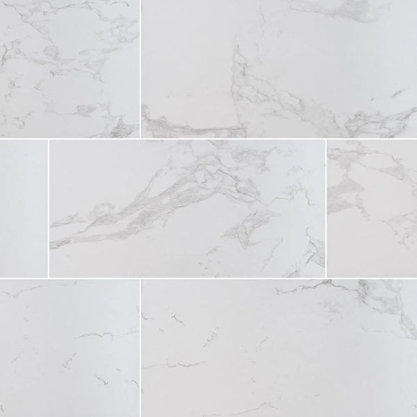 MSI Carrara Porcelain Wall and Floor Tile - Praia Collection, top view