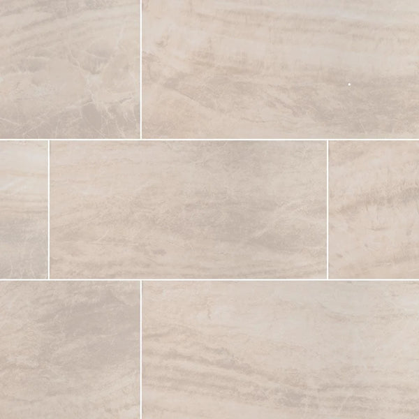 MSI Crema Porcelain Wall and Floor Tile - Praia Collection, top view