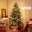 6 FT Pre-Lit Artificial Hinged Xmas Tree with 778 PVC and PE Branch Tips by LJGDeals