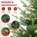 6 FT Pre-Lit Artificial Hinged Xmas Tree with 778 PVC and PE Branch Tips by LJGDeals