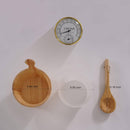 Thermora Premium All-Weather Outdoor Pinewood Barrel Sauna Kit With 4.5KW Heater And Tempered Glass Window (SAK91462)