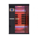 Thermora Pandora Premium 2-Person Indoor Infrared Sauna With Red Light Therapy And Himalayan Salt Rocks (SAK67305) by SAKSBY WHOLESALE