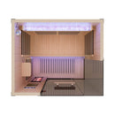 Thermora Pandora Premium 2-Person Indoor Infrared Sauna With Red Light Therapy And Himalayan Salt Rocks (SAK67305) by SAKSBY WHOLESALE