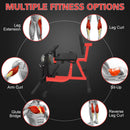 Rovix Premium 3-In-1 Multi-Functional Adjustable Leg Extension And Curl Machine For Lower Body Workouts (SAK21427)