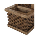 Premium 35 Inch Hand-Crafted Weather-Resistant Waterfall Fountain With LED Lights (SAK86757)