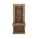 Premium 35 Inch Hand-Crafted Weather-Resistant Waterfall Fountain With LED Lights (SAK86757)