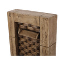 Premium 35 Inch Hand-Crafted Weather-Resistant Waterfall Fountain With LED Lights (SAK86757)