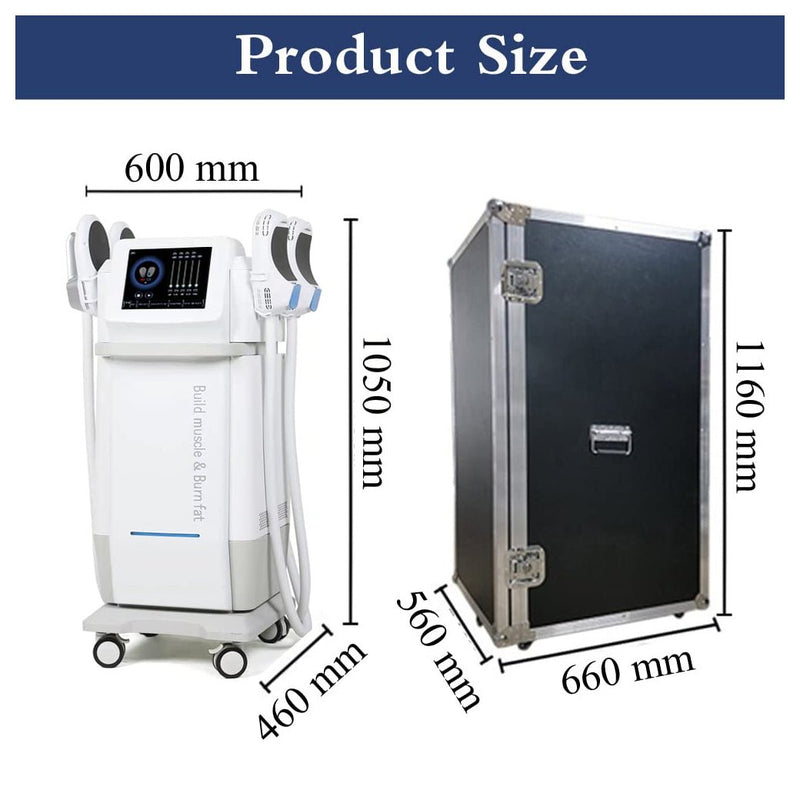 Premium 4-Handle Body, Abdomen And Buttock Muscle Shaping Machine With Trolley (SAK71463)