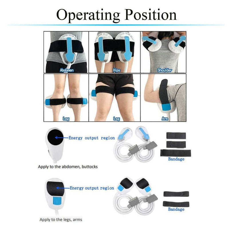 Premium 4-Handle Body, Abdomen And Buttock Muscle Shaping Machine With Trolley (SAK71463)