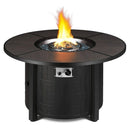 Premium 42" Outdoor Propane Patio Gas Fire Pit Coffee Table W/ Cover, 50K BTU (SAK95331)