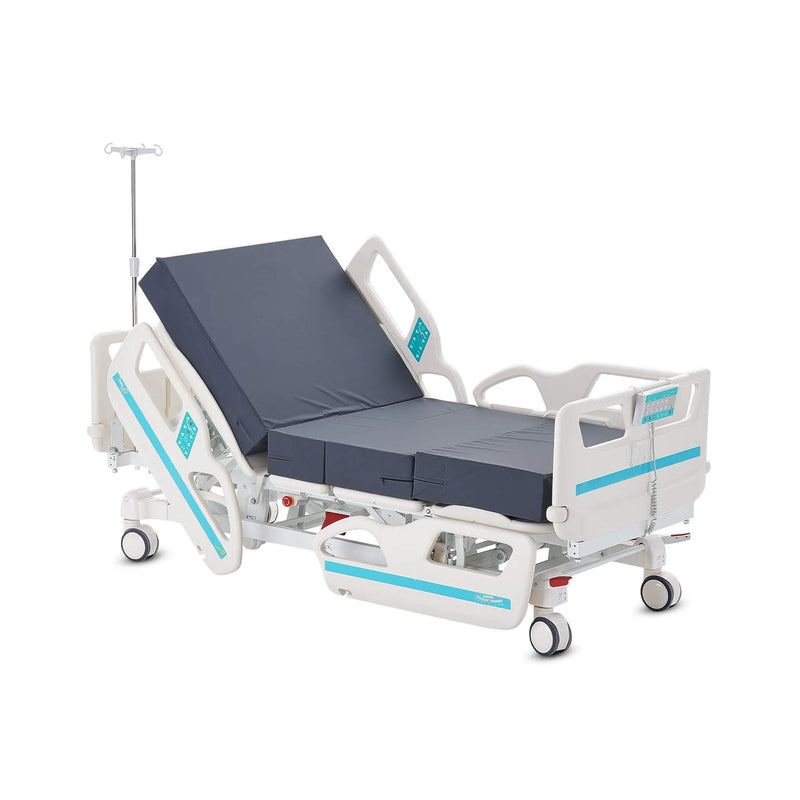 Premium 5-Function Electric Adjustable Medical Hospital Bed With Cardiac Position, 550LBS (SAK62312)