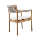 Alora Premium 5-Piece Outdoor Acacia Wood Patio Furniture Set With Braided Dining Chairs, Cushions, And Dining Table (SAK26754) by SAKSBY WHOLESALE