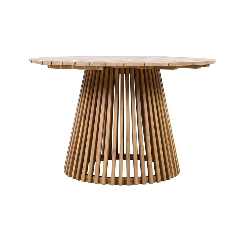 Alora Premium 5-Piece Outdoor Acacia Wood Patio Furniture Set With Braided Dining Chairs, Cushions, And Dining Table (SAK26754)