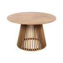 Alora Premium 5-Piece Outdoor Acacia Wood Patio Furniture Set With Braided Dining Chairs, Cushions, And Dining Table (SAK26754)