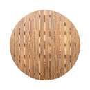 Alora Premium 5-Piece Outdoor Acacia Wood Patio Furniture Set With Braided Dining Chairs, Cushions, And Dining Table (SAK26754)