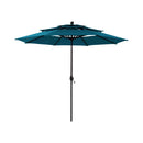 Alora Premium 6-Piece Bar Patio Furniture Set With Umbrella, Swivel Chairs, And Cushions (SAK90375)