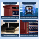 Nuvia 69-Bottle Wooden Wine Cooler Cabinet With Built-In Storage (SAK17539) by SAKSBY WHOLESALE