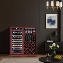 Nuvia 69-Bottle Wooden Wine Cooler Cabinet With Built-In Storage (SAK17539) by SAKSBY WHOLESALE
