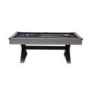 Premium 7FT Wood Billiards Pool Snooker Table Game Set With X-Shaped Legs (SAK32091)