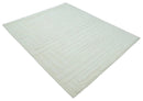 Premium 8x10 carved Texture Ivory hand knotted wool Area rug by The Rug Decor