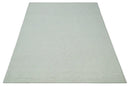 Premium 8x10 carved Texture Ivory Traditional hand knotted wool Area rug by The Rug Decor