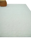 Premium 8x10 carved Texture Ivory Traditional hand knotted wool Area rug by The Rug Decor