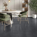 Premium Absolute Black Honed Granite Tiles 12x12