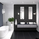 Premium Absolute Black Polished Granite Tiles 18x18