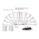 [09X20FT] Alora Premium All-Weather Retractable Steel Frame Carport Canopy For Cars & SUVs (SAK41385)