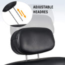 Premium Black PU Leather Reclining Barber Chair With Hydraulic Pump (SAK53892)