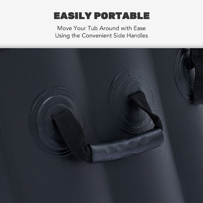 Premium Blow Up 6 Person Sauna Pool Hot Tub With 130 Jets, 7FT (SAK63510)