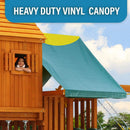 Premium Cedar Wood Tree House Swing Set With Clubhouse, Wave Slide And Scoop Slide (SAK30746) by SAKSBY WHOLESALE