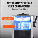 Premium Commercial 3-flavor Freestanding Soft Serve Ice Cream Machine Maker, 21-31 L/H (SAK21874)
