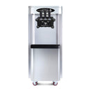 Commercial 25-30L/H Vertical 2000W 3-Flavor Soft Ice Cream Machine With Dual 6L Hoppers (SAK93406)